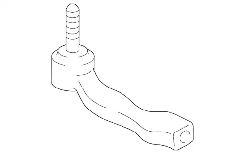 Рулевой наконечник MOTORCRAFT 3W4Z3A130AA