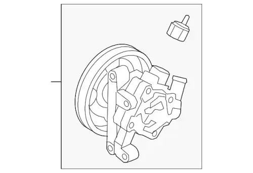 Насос гидроусилителя руля MOTORCRAFT AH6Z3A696A