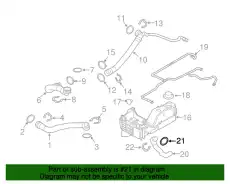 Прокладка термостата BC3Z8590A MOTORCRAFT