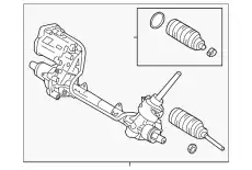 Рулевая рейка MOTORCRAFT H2GZ3504F