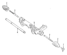 Рулевая тяга MOTORCRAFT 1F2Z3280AA