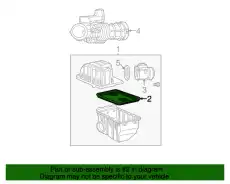Фильтр воздушный MOTORCRAFT 4R3Z9601AA