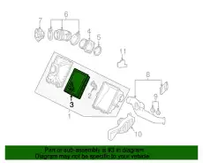 Фильтр воздушный MOTORCRAFT YF1Z9601AA