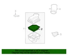 Фильтр воздушный MOTORCRAFT 7R3Z9601AA