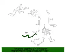 Шланг ГУР MOTORCRAFT 8C2Z3A713A