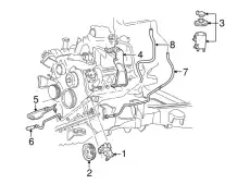Шланг ГУР MOTORCRAFT 6L3Z3A713E