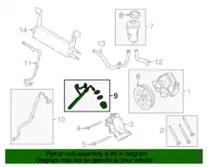 Шланг ГУР MOTORCRAFT BC3Z3A719M
