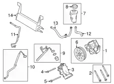 Шланг ГУР MOTORCRAFT BC3Z3A713M