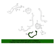 Шланг ГУР MOTORCRAFT 6C2Z3A719BB