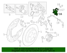 Шланг тормозной F2GZ2282G MOTORCRAFT