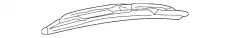 Щетка стеклоочистителя JU2Z17V528B MOTORCRAFT