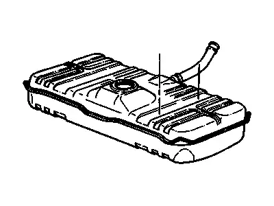 TANK,FUEL(96 LITER) 10159558 CADILLAC