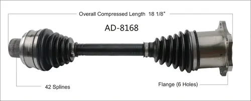 Вал приводной AD8168 SURTRACK