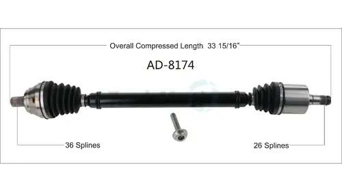 Вал приводной AD8174 SURTRACK