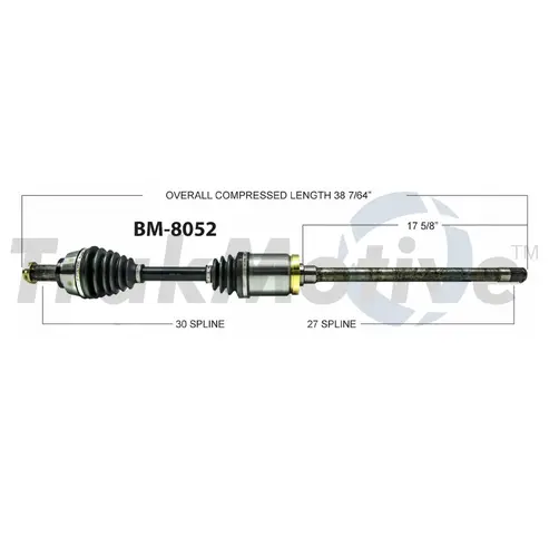 Вал приводной BM8052 SURTRACK