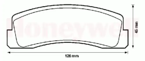 Тормозные колодки дисковые BENDIX 571265B