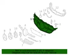 Решетка радиатора MB 2068883800