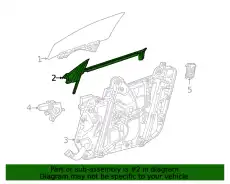 Уплотнитель двери MB 257 725 03 00 64