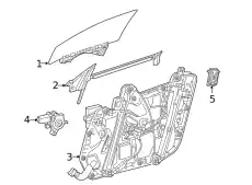 Уплотнитель двери MB 257 725 03 00 64