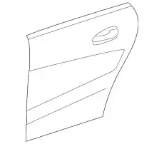 Door Shell !Left \14>19 MB CLA 250 2.0L L4 117 730 01 05 64