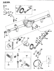 болт оси стеллитов 5252502 MOPAR