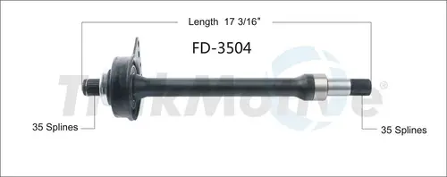 вал приводной промежуточный FD3504 TRAKMOTIVE