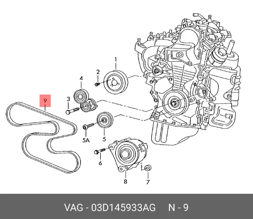 VAG 03D145933AG
