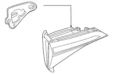 Фонарь задний VAG 17A945093B
