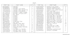 комплект прокладок Sub 10105AA160 SUBARU
