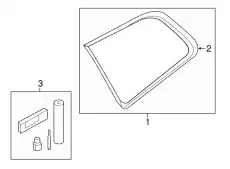 GLASS 32206903 VOLVO