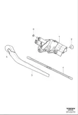 WIPER MOTOR 32342371 VOLVO