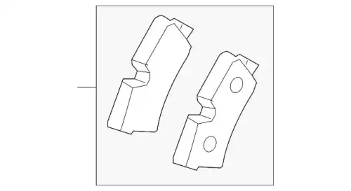 Тормозные колодки дисковые PORSCHE 95B698451H