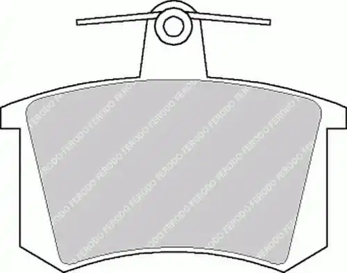 Тормозные колодки дисковые FERODO FSL222