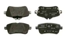 Тормозные колодки дисковые MB 000 420 67 04
