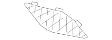 Решетка радиатора MB 206 880 51 05