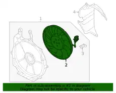 Вентилятор радиатора 9J1959455C PORSCHE