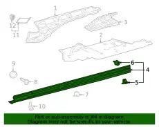 МОЛДИНГ 75850-42031 TOYOTA / LEXUS
