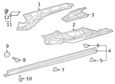 МОЛДИНГ 75850-42031 TOYOTA / LEXUS