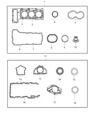 Прокладка ГБЦ JEEP 4792932AC