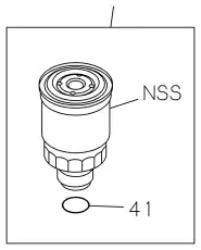 Топливный фильтр ISUZU 8943329550