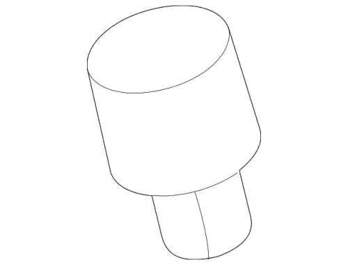 533840E010 CUSHION, HOOD, CTR TOYOTA / LEXUS