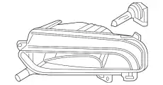 FOG LAMP 8V0941699G VAG