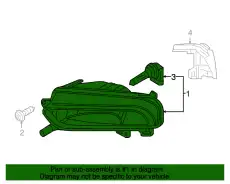 FOG LAMP 8V0941699G VAG