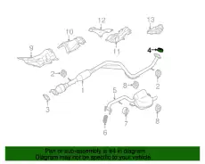 Прокладка глушителя MAZDA Z50140581A