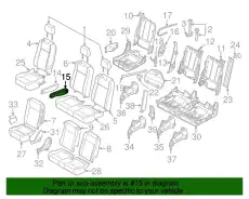 ARMREST ASY HK4Z9967113ED FORD