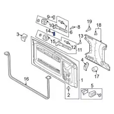 BUMPER W721479S300 FORD