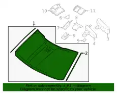 GLASS - WINDSCREEN JL3Z-1503100-H FORD