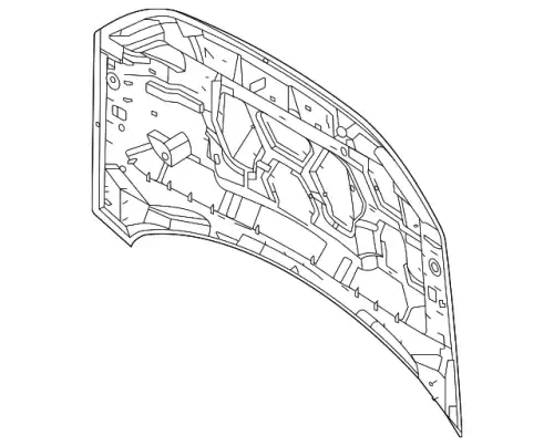 HOOD ASY M1PZ-16612-A FORD