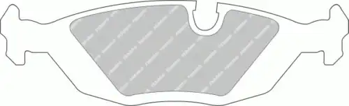 Тормозные колодки дисковые FERODO FSL296