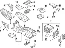 Коврики в салон FORD LJ8Z5804338AA